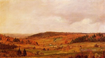  Hudson Painting - Autumn Shower scenery Hudson River Frederic Edwin Church